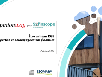 OpinionWay pour Sofinco - Etre artisan RGE allier expertise et accompagnement financier - Octobre 2024.pdf
