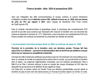 Communiqué de Presse - 2024-2025 Sustainable outlook_FR.pdf
