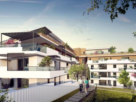 Montpellier, quartier des Arceaux (34) : projet de 42 nouveaux logements dévoilés symboliquement par la plantation du 1er olivier de la résidence Embl’m