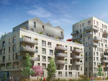 IVRY : Crédit Agricole Immobilier pose la première pierre de Skyline, une résidence très « nature en ville »  au cœur d’Ivry Confluences