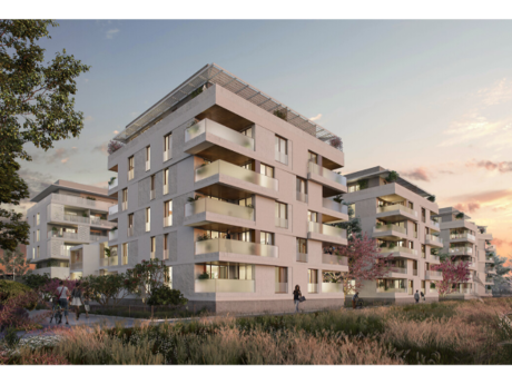 Les Villégiales, Crédit Agricole Immobilier et la Financière Mestre posent la première pierre des Jardins de Verchant, une résidence nouvelle génération située à Castelnau-le-Lez (34)