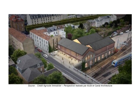 SNCF Immobilier et la Ville de Versailles choisissent Crédit Agricole Immobilier pour la transformation de l’ancienne école de soudure SNCF de la Gare de Versailles Rive Droite