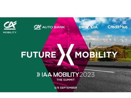 IAA Mobility Munich 2023 : Crédit Agricole Consumer Finance participera au salon avec ses filiales Crédit Agricole Auto Bank, Drivalia et Creditplus