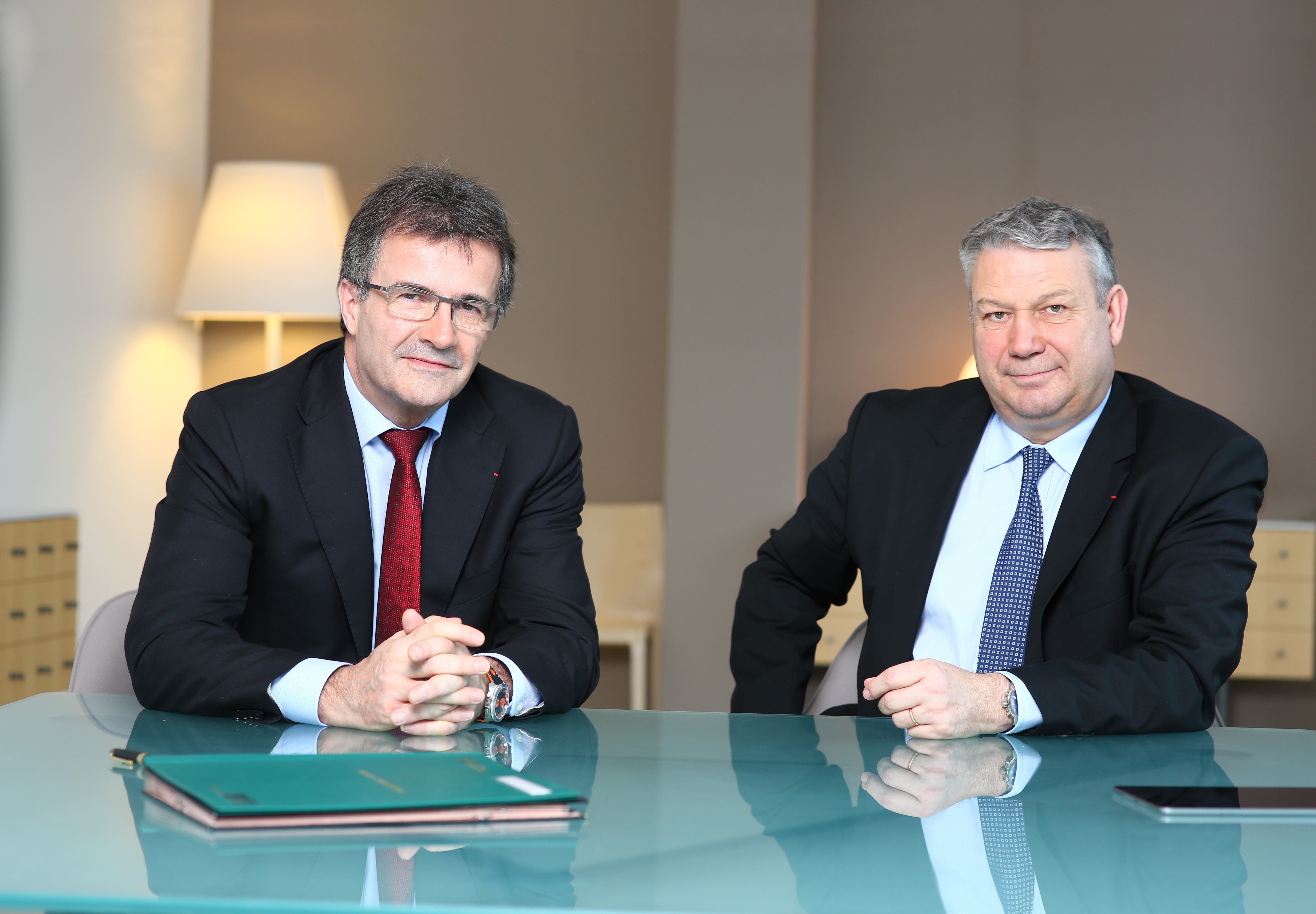 Philippe Brassac et Dominique Lefebvre