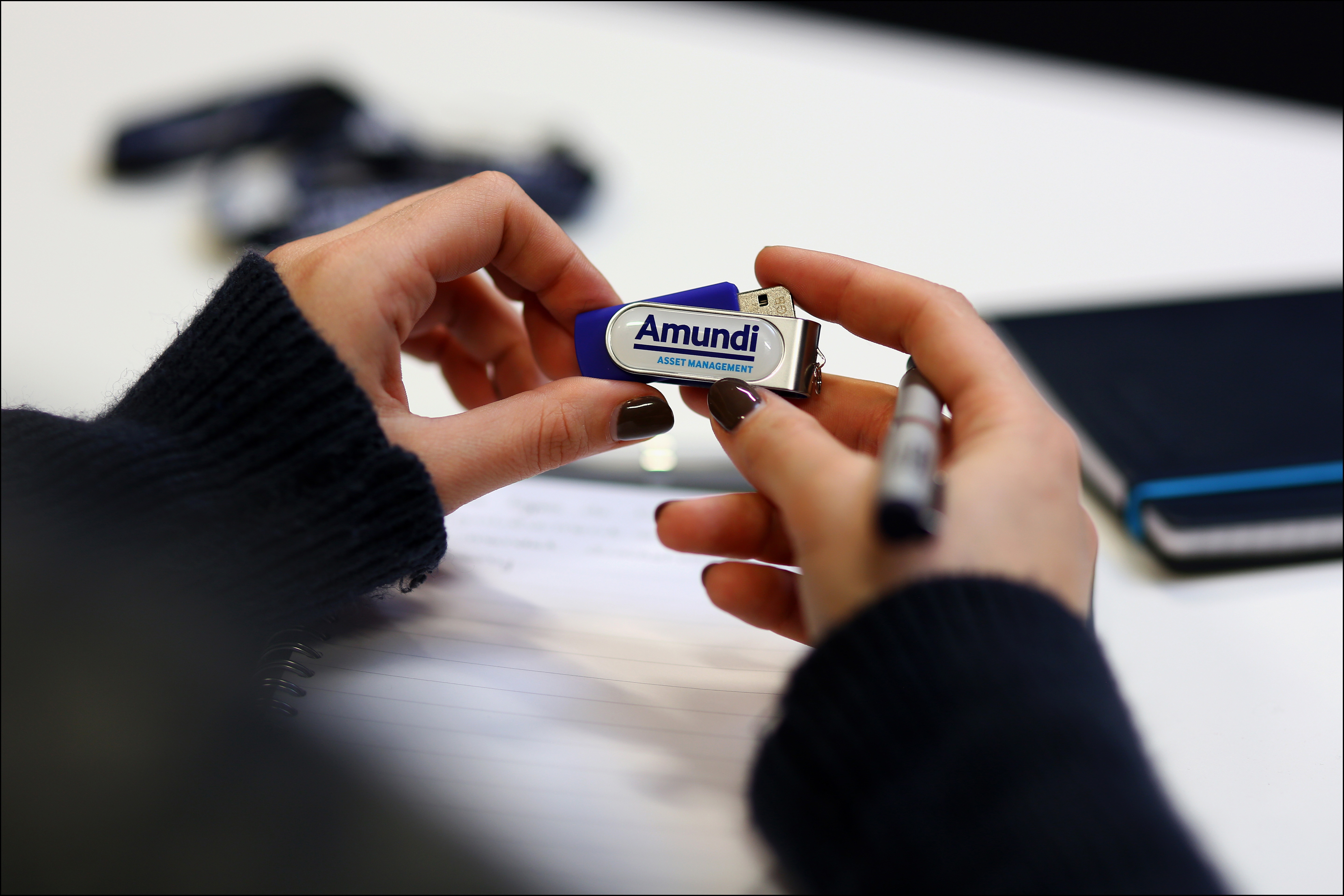 Amundi illustration clé USB