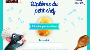 DISNEY TOUS EN FORME SALON DE L'AGRICULTURE DIPLOME - PARMENTINE
