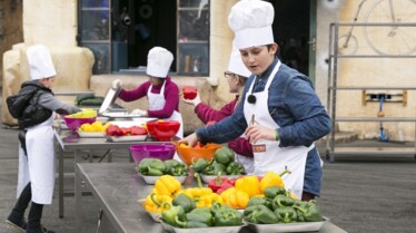 Chez Rémy  le grand défi - Préparation de la ratatouille