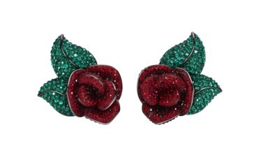 The Beauty and the Beast Collection by Atelier Swrovski, Clip Earrings, Angle 1.jpg