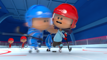Apprentissage du hockey sur glace