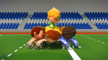 Théo découvre le rugby