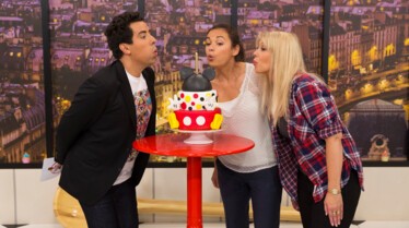 Episode 2 - Abdel et Elodie souhaitent un joyeux anniversaire au Journal de Mickey avec Anne-Marie L.jpg