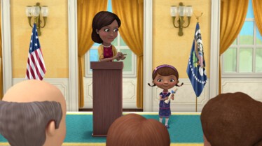 La First Lady Michelle Obama dans Docteur Lapeluche - Visuels