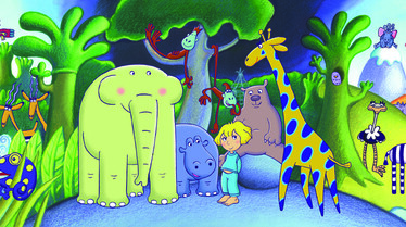 Lucie et ses amis les animaux.JPG