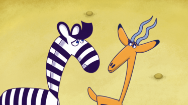 Nathalie lantilope et Zed le zèbre.png