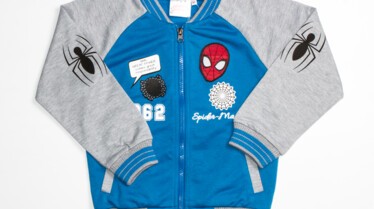 Teddy Spider-Man bleu clair Sun City.jpg