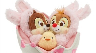 Ensemble de peluches moyennes de Pâques Tic et Tac.jpg