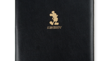 Disney Store Mickey Mouse Gold Collection Deluxe Padfolio.tif