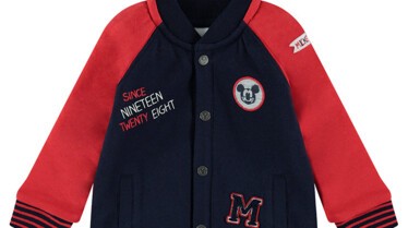 Orchestra - Veste bébé en molleton bicolore style teddy avec badges.jpg