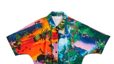 Disney The Lion King x ASOS DESIGN cropped shirt co-ord in sunset print - 48,99 euros.jpg