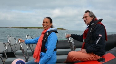 Sur les routes mythiques de France  La route du Parc d’Armorique avec Philippe Lavil (1).JPG