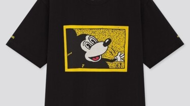 Stance - Mickey x Keith Haring t-shirt noir et jaune.jpg