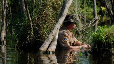 Les cowboys des marais  Les pieds dans l'eau (2).JPG
