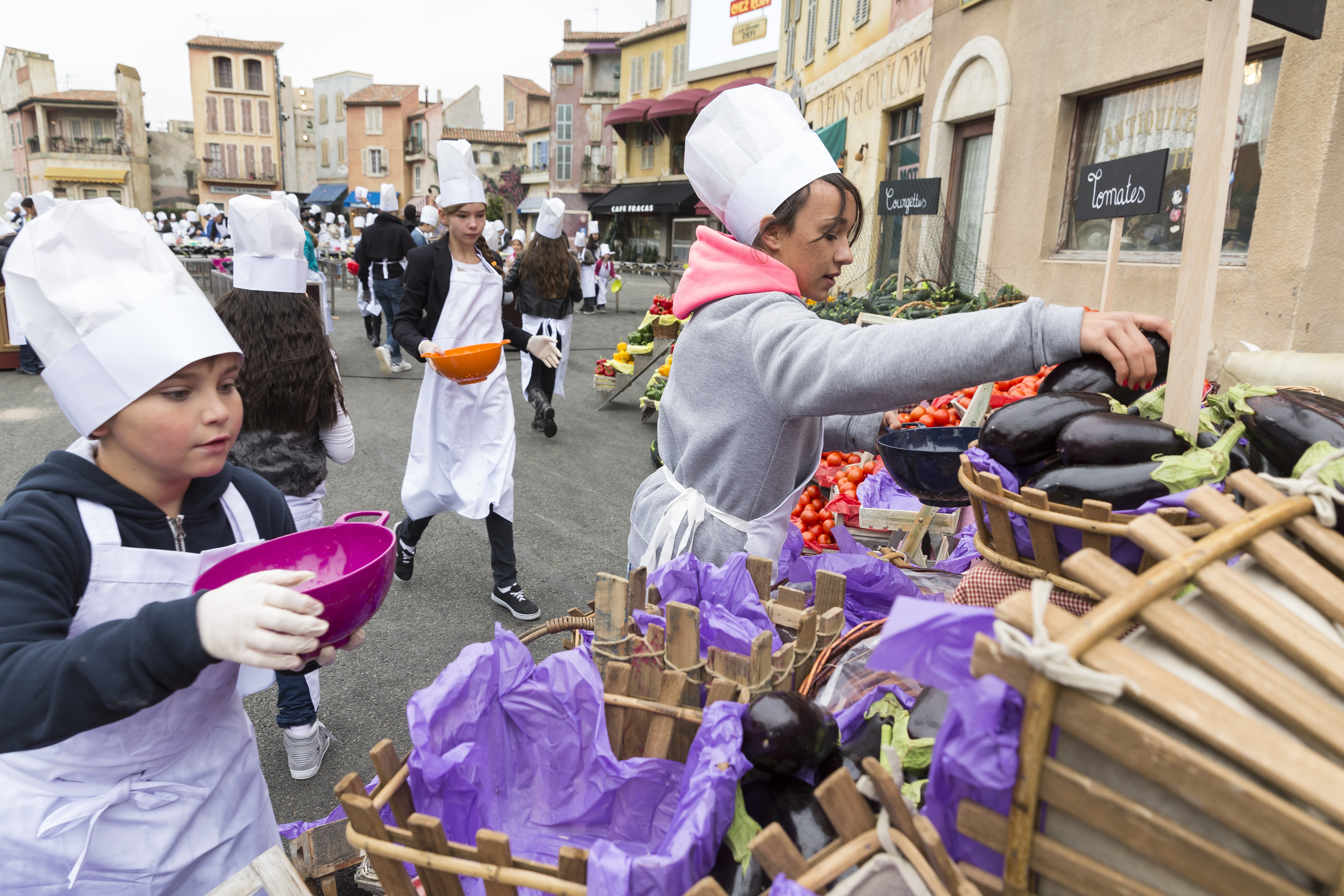 Chez Rémy  le grand défi - Préparation de la ratatouille
