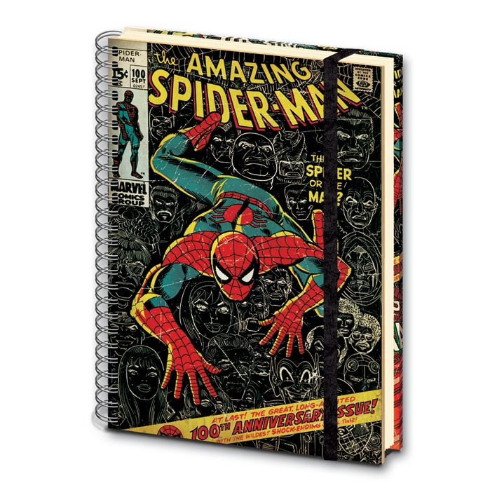 Carnet A4 à spirales Spider-Man Pyramid International.jpg