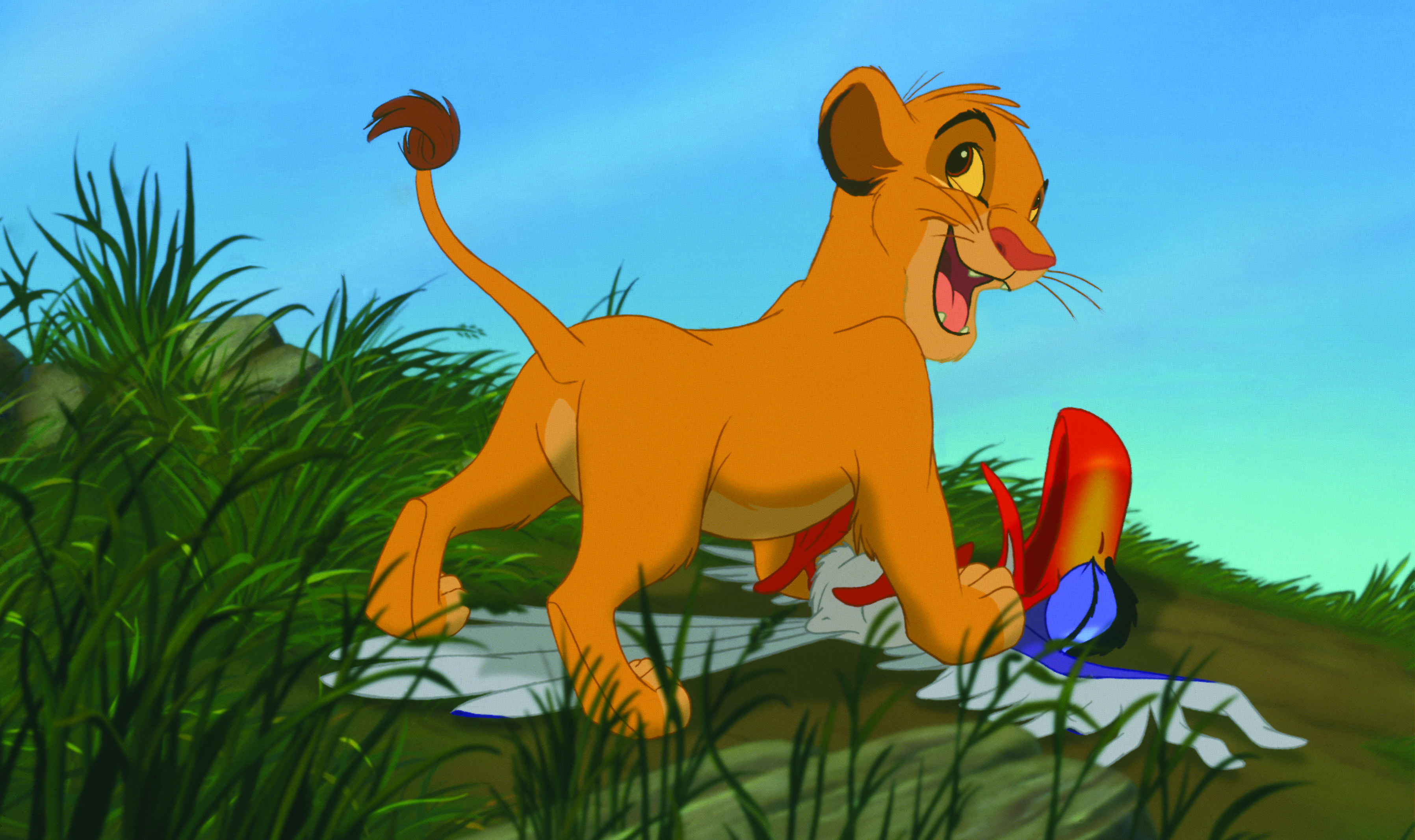 Simba jeune et Zazou.jpg