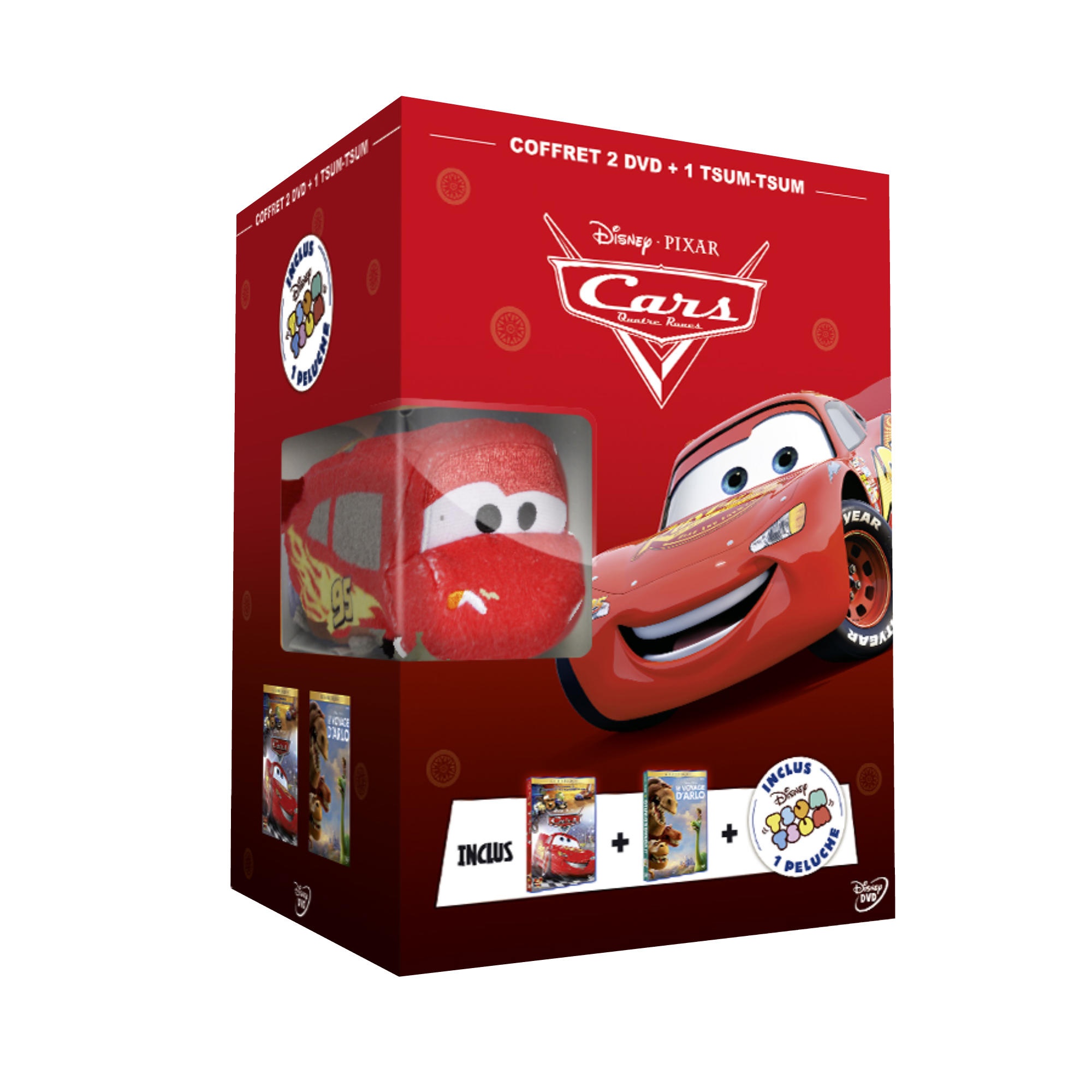 3D Coffret 2 DVD Cars_Le voyage d'Arlo + Tsum Tsum Flach McQueen.jpg