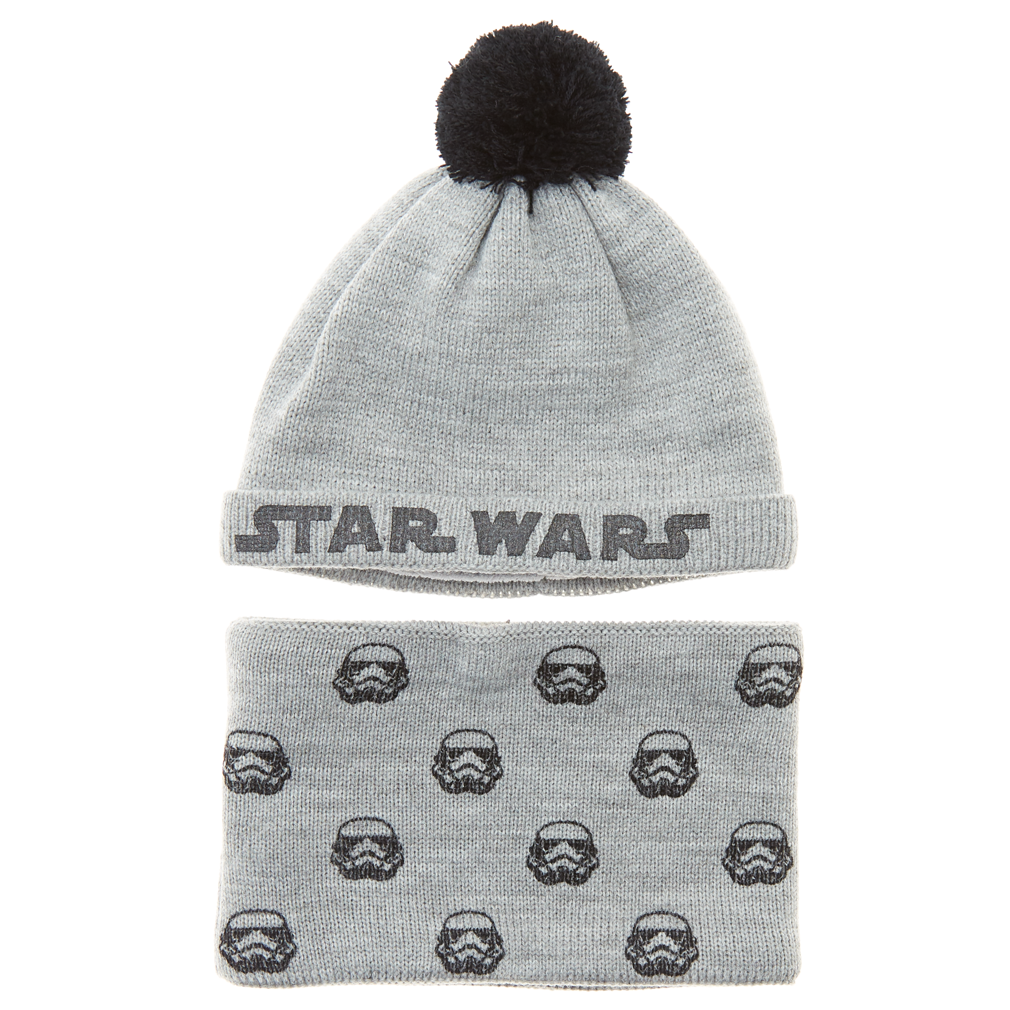 Lot écharpe gants bonnet gris StormTrooper 12 euros Kiabi.tif