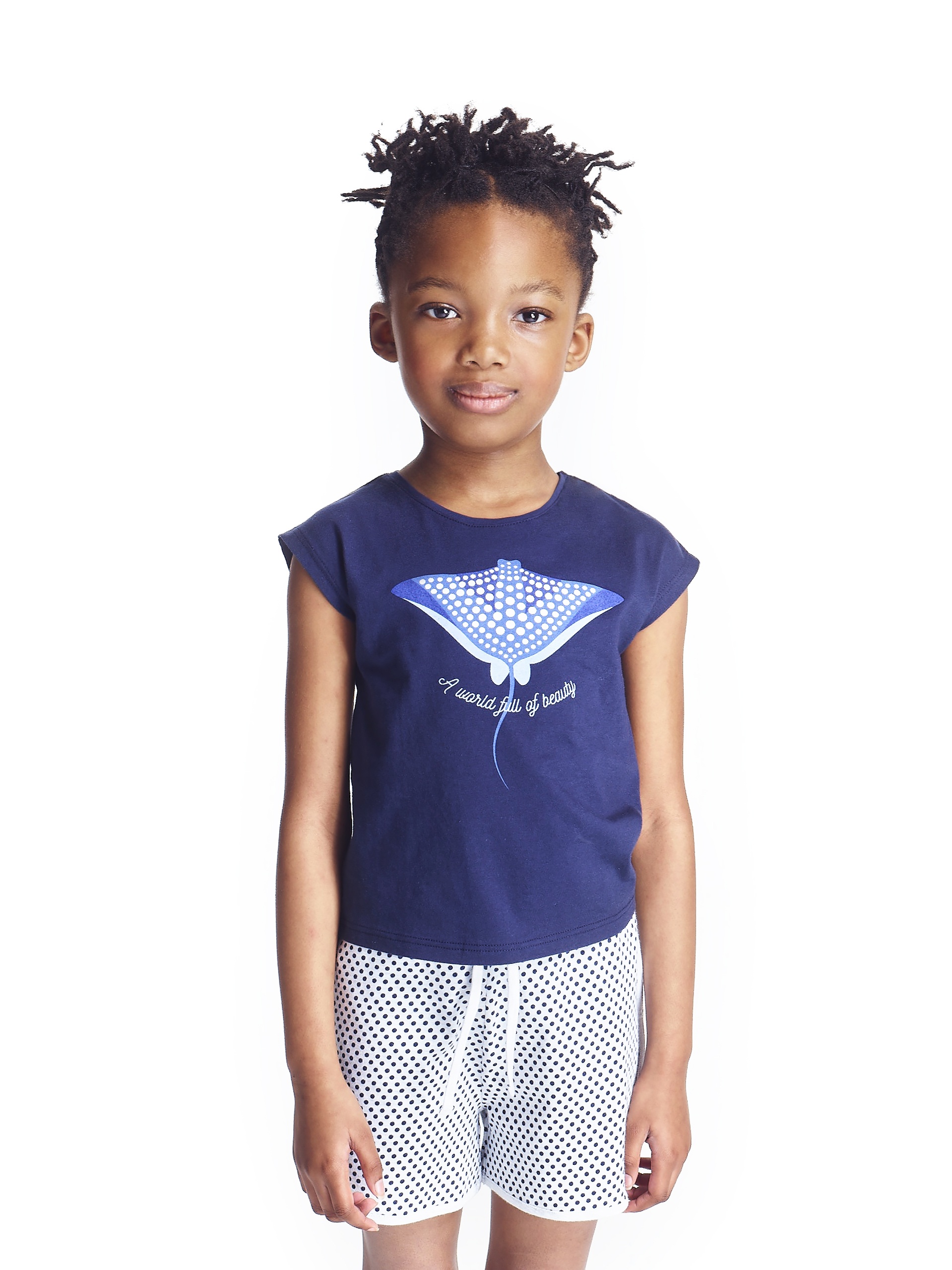 Okaidi T-shirt A world full of beauty porté.jpg