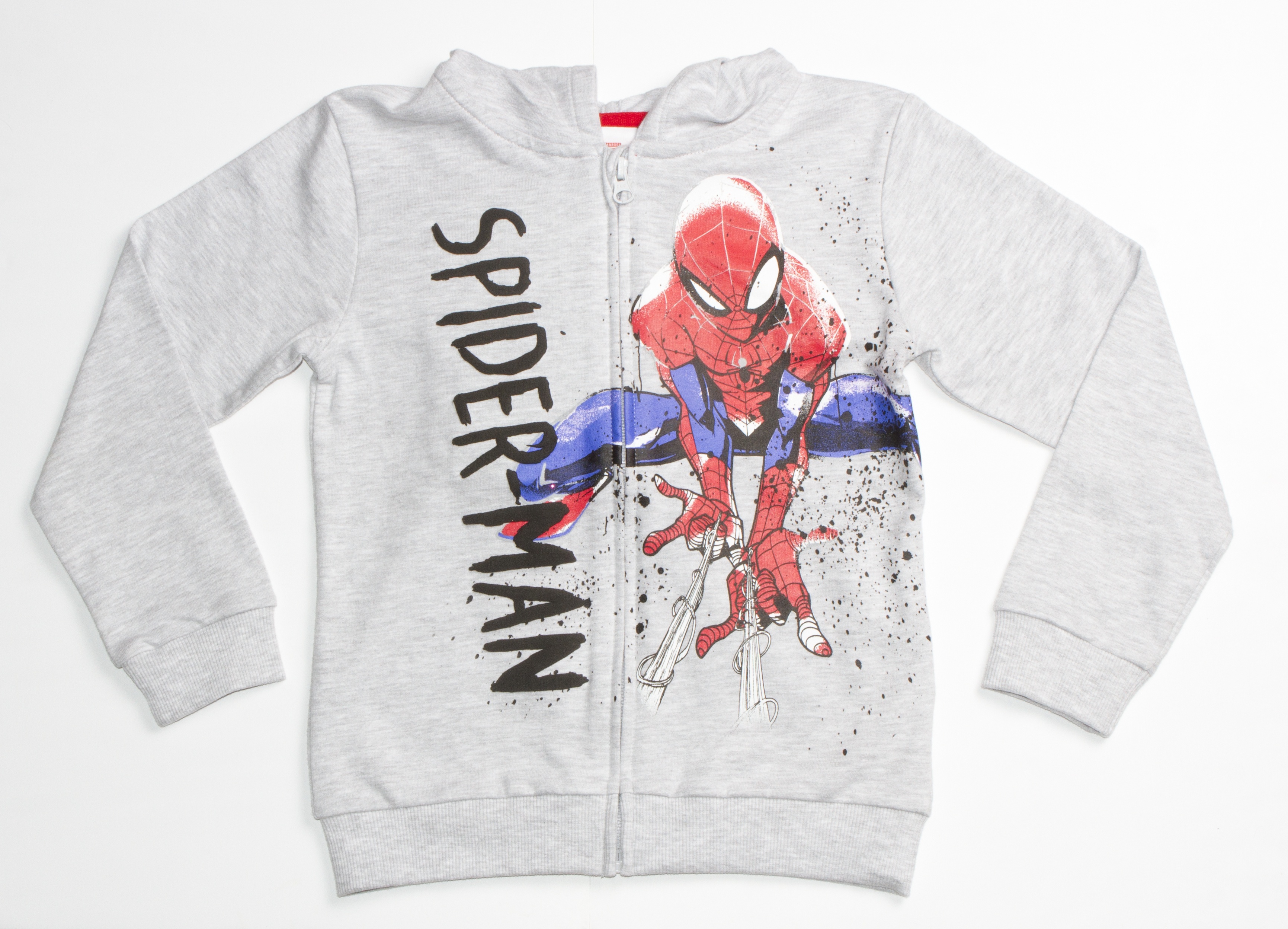 Sweat-shirt à capuche gris Spider-Man.jpg