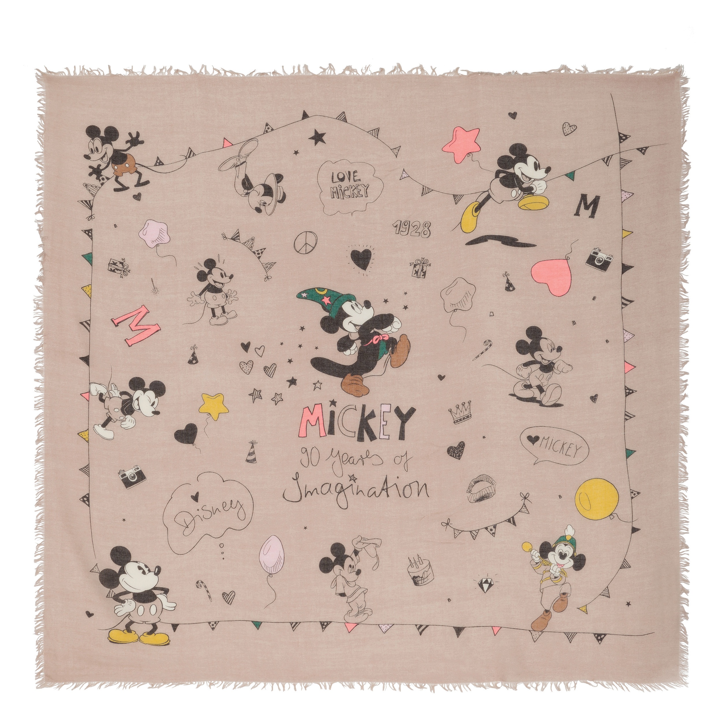 Mickey Mouse 90 Years of Imagination Scarf.JPG
