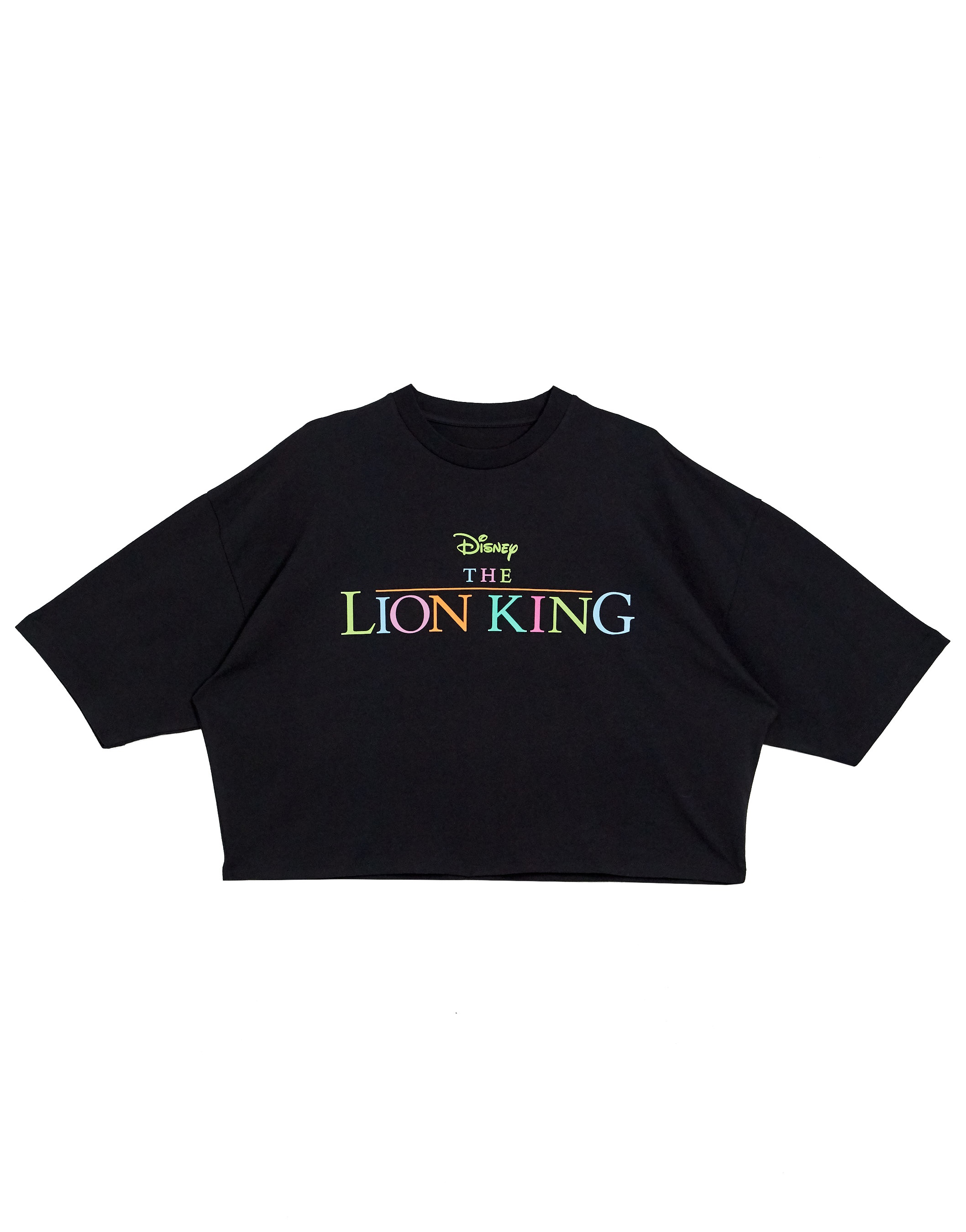 Disney The Lion King x ASOS DESIGN unisex oversized cropped t-shirt with rainbow logo - 24,99 euros.jpg