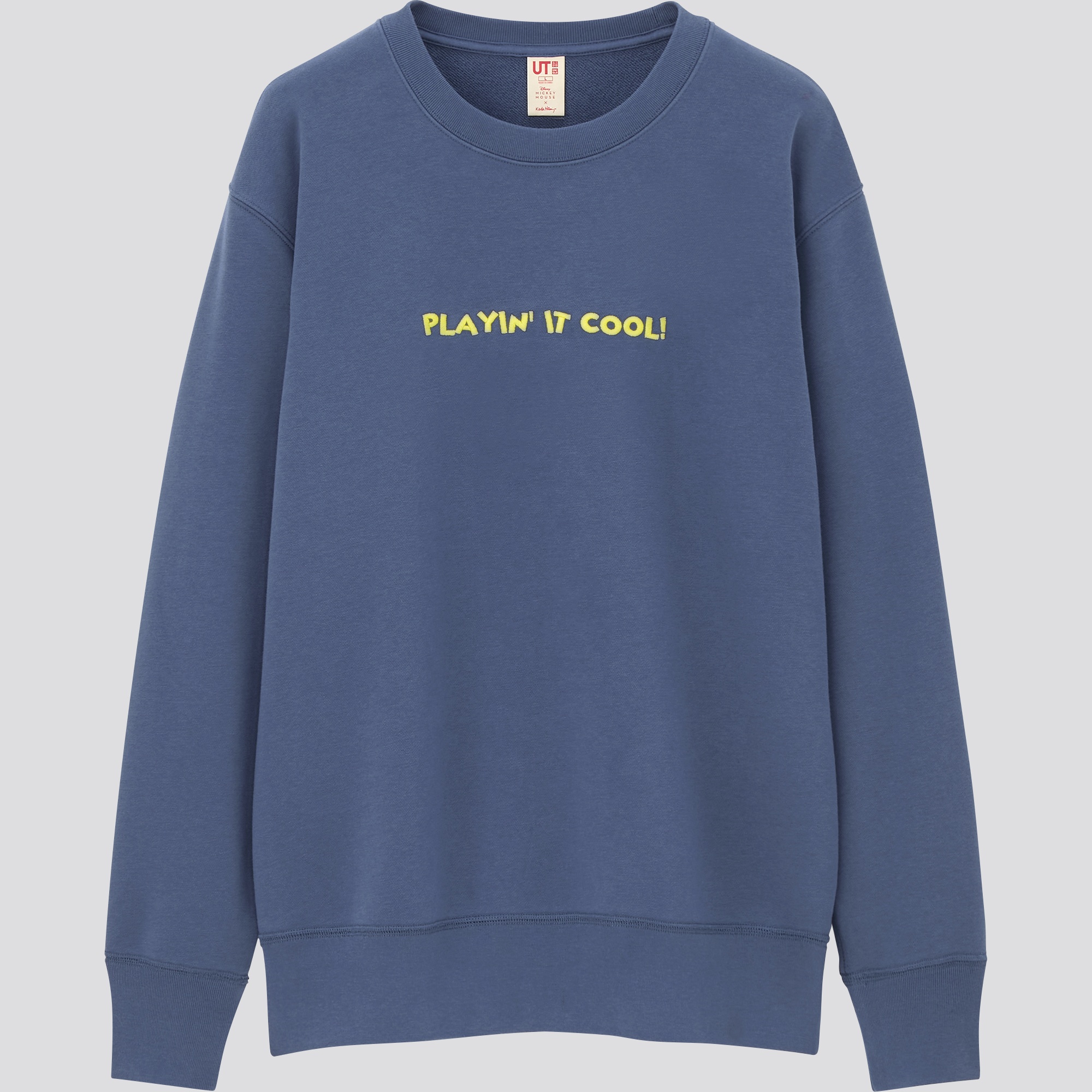 Uniqlo - Mickey x Keith Haring sweat bleu.jpg