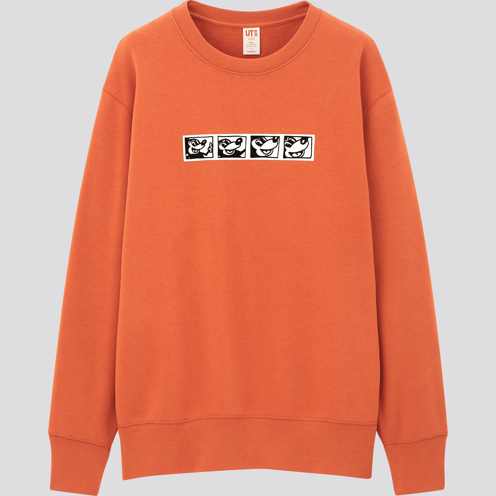 Uniqlo - Mickey x Keith Haring sweat orange.jpg
