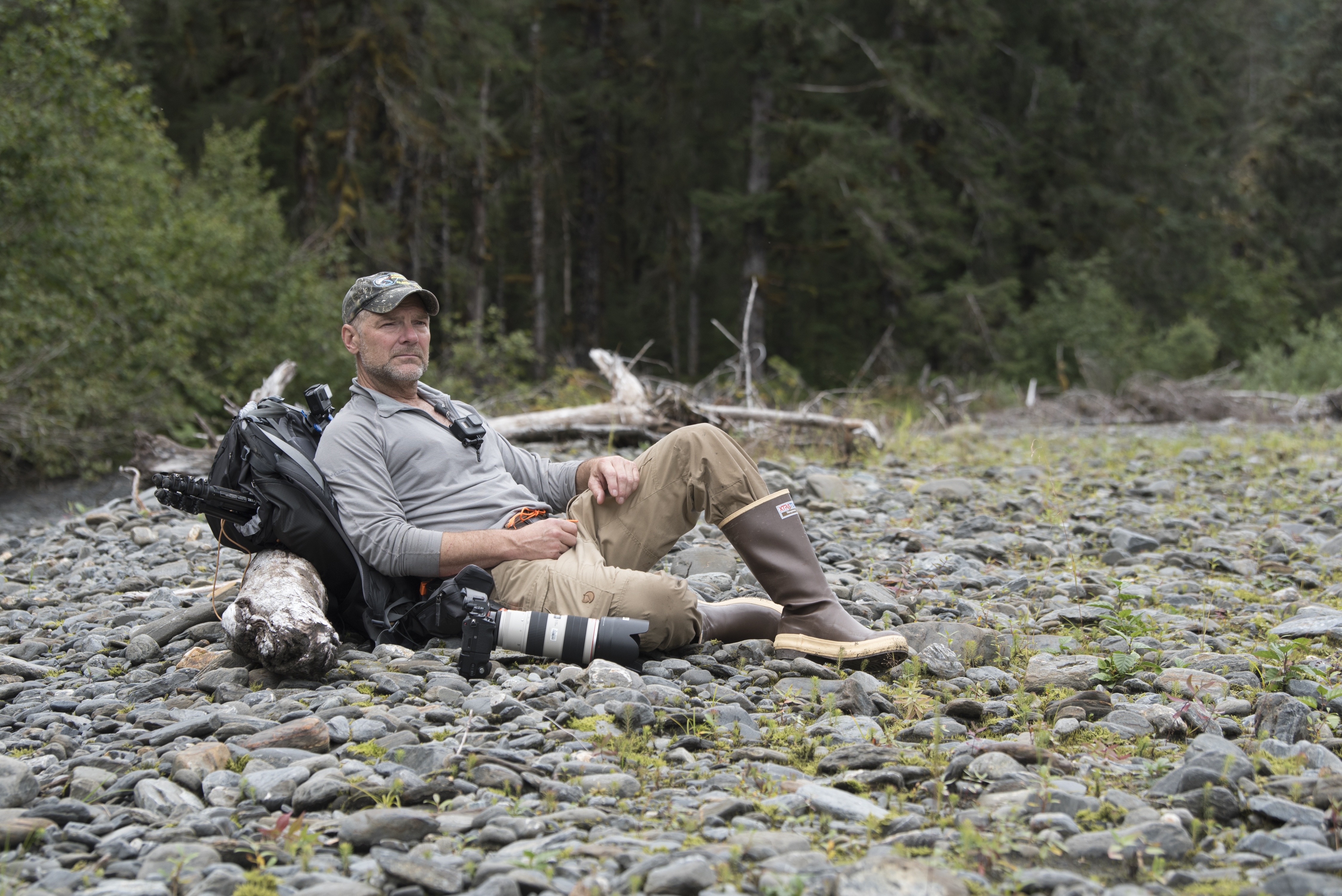 Alaska, survie avec les ours  L'abattoir des saumons.jpg