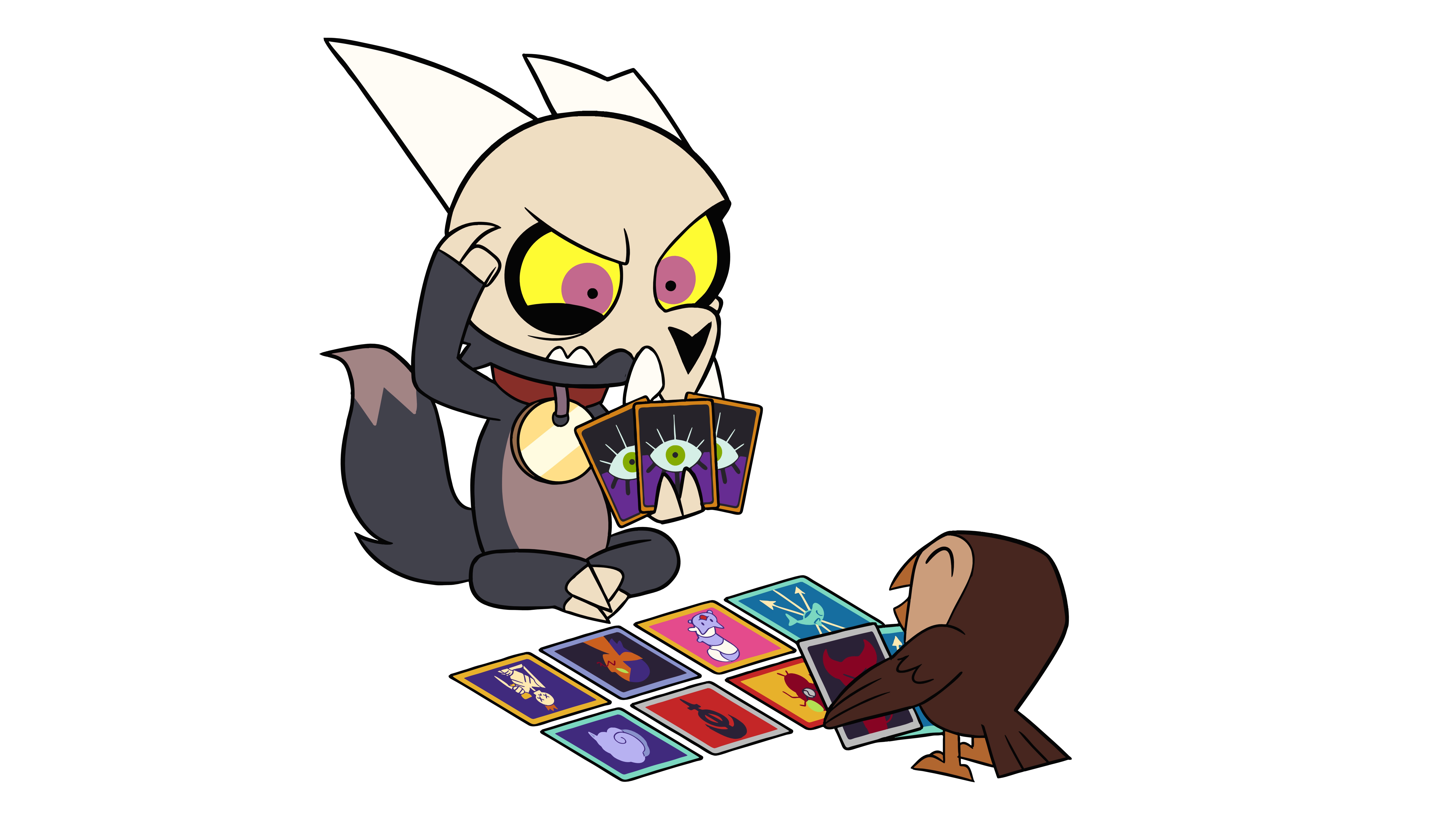 OWH_King and Owlbert_Playing Hexes.jpg