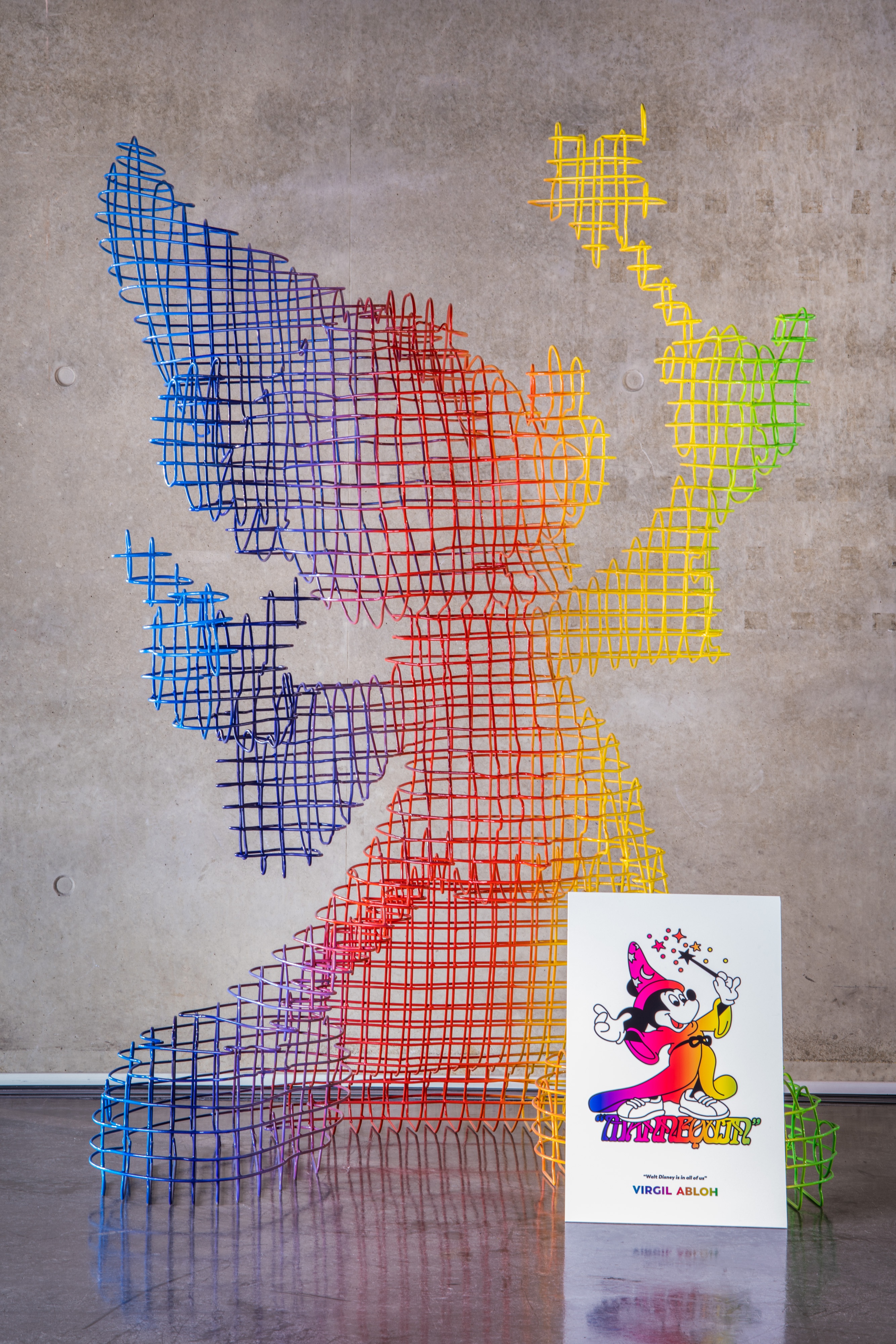 Credit_ Vianney Le Caer_AP Content Services for Disney - The unveiling of The Structural Sorcerer – a Sorcerer’s Apprentice Mickey Sculpture at the Royal College of Art in Battersea, London for Disney’s Create 100.JPG