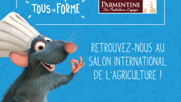 Disney Tous en Forme et Parmentine au Salon International de l’Agriculture pour encourager les enfants à bien manger !