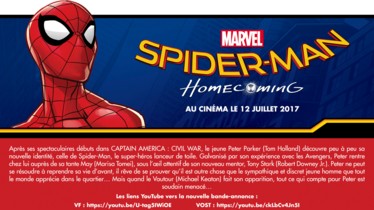 NEWSLETTER PRODUITS SPIDER-MAN