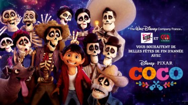 The Walt Disney Company France et les cinémas du réseau CGR s’associent en organisant plusieurs projections événementielles privées de COCO, le nouveau film d’animation Disney.Pixar, au profit des Restos du Cœur