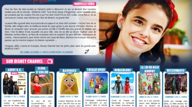 Bulletin des programmes Disney Channel semaine 5