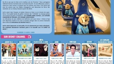 Bulletin des programmes Disney Channel semaine 12