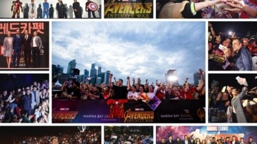 AVENGERS : INFINITY WAR - PARTOUT DANS LE MONDE UNE INFINITÉ DE FANS VENUS ACCUEILLIR LE CASTING DU FILM ÉVÉNEMENT MARVEL !
