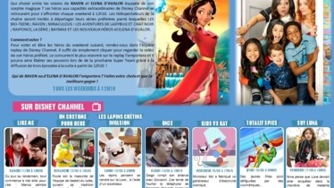 Bulletin des programmes Disney Channel semaine 33