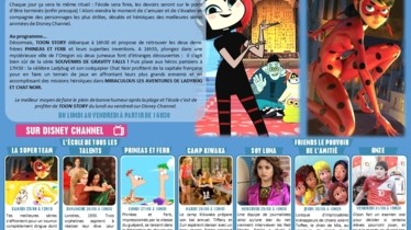 Bulletin des programmes Disney Channel semaine 35