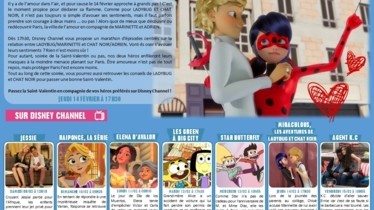 Chaînes Disney : Bulletin des programmes semaine 7