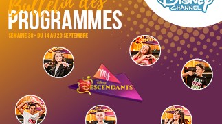 Chaînes Disney : Bulletin des programmes semaine 38